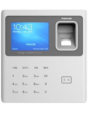 Lettore RFID e biometrico di impronte digitali, con tastiera e display per controllo accessi BPW8